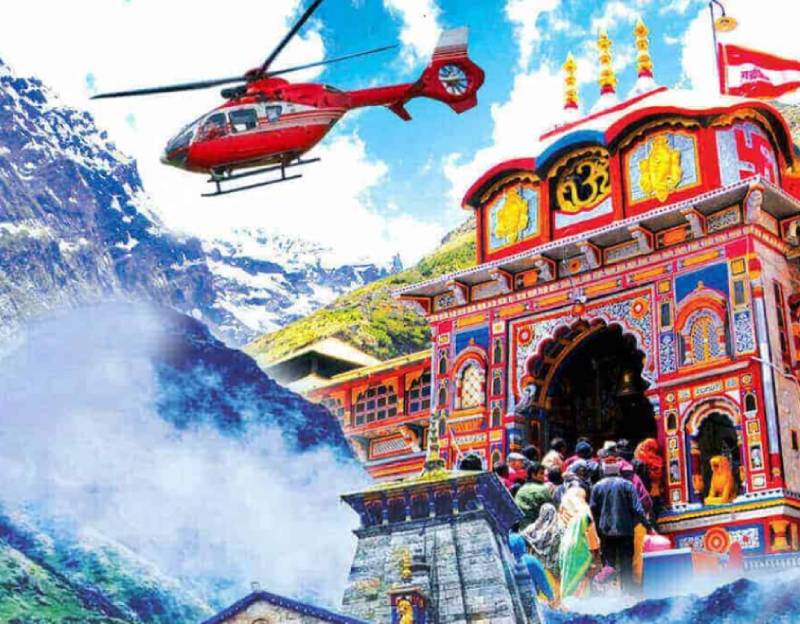 badrinath by helicopter